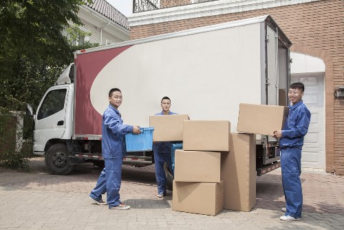 Local removals team planning a move in Hollandpark street surroundings