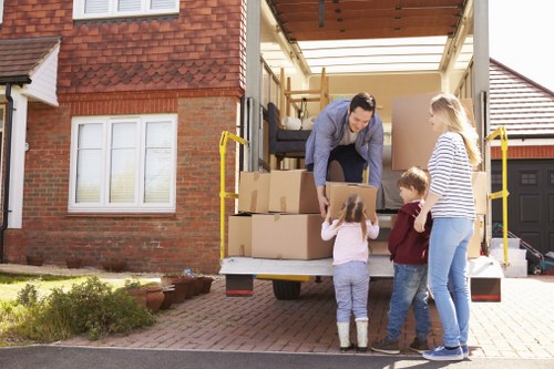 Local removals van navigating access and parking challenges