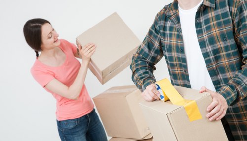 Careful packing and moving support for a flat relocation in west London