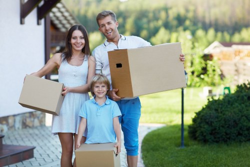 Local van transport for flat and house moves in Holland Park