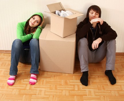 Professional movers completing a safe and controlled removals process