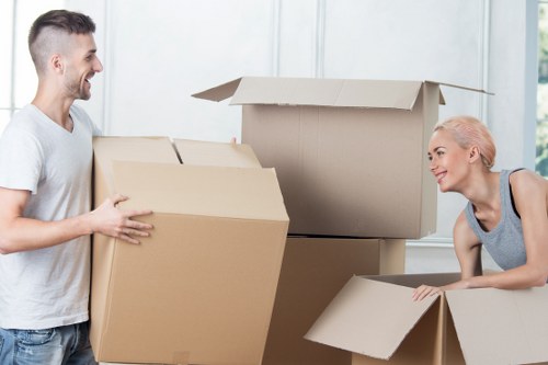Professional mover supporting a flat relocation in Hollandpark