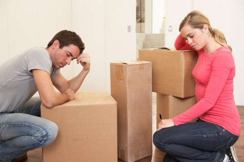 Office relocation materials prepared for a business move near Hollandpark