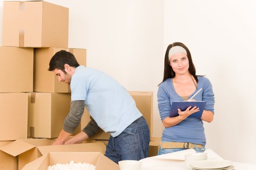 Local van service handling boxes and household items in Hollandpark